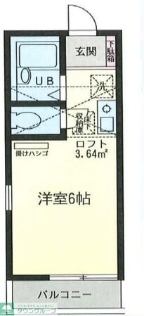 釜台プレイスの物件間取画像